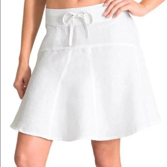Athleta Aline daydream 100% linen drawstring mini skirt - Picture 10 of 10